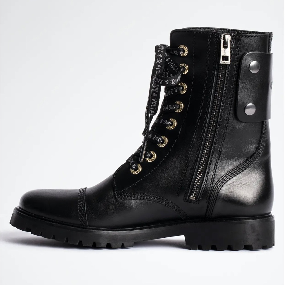 Zadig&Voltaire Women's black leather boot